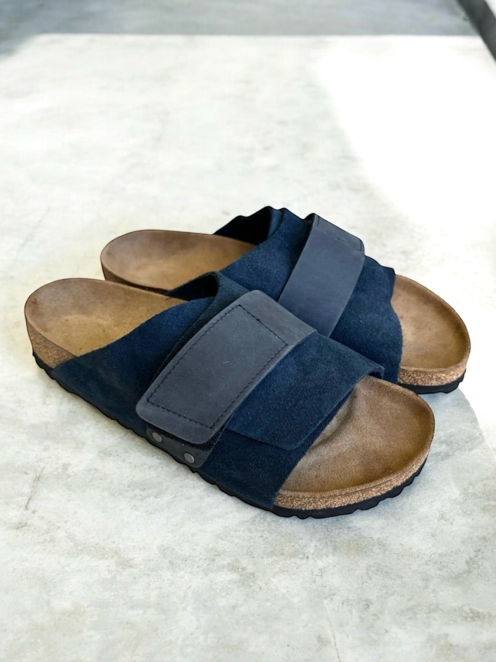 Birkenstock Kyoto Nubuck Sandals Suede Slides Unisex